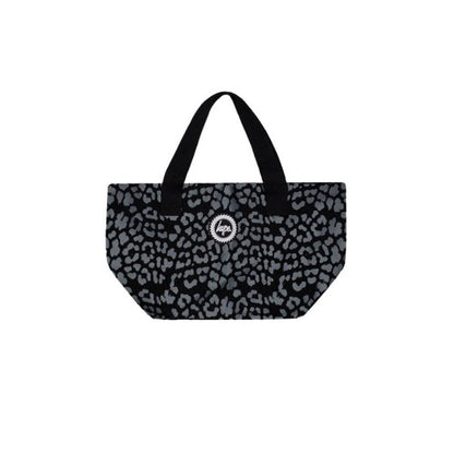 Front - Hype Leopard Print Maxi Tote Bag