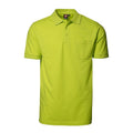 Front - ID Mens Pro Wear Short Sleeve Regular Fitting Polo Shirt With Pocket