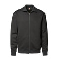 Front - ID Mens Full Zip Regular Fitting Brushed Sweatshirt