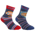 Front - Waybuloo Childrens/Kids Striped Socks (2 Pairs)