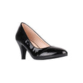 Front - Krisp Womens/Ladies Patent Kitten Heel Court Shoes