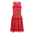 Front - Little Mistress Womens/Ladies Geometric Crochet Prom Dress