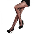 Black - Back - Silky Womens-Ladies Scarlet Vine Tights (1 Pair)
