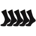 Front - Mens Cotton Rich Big Foot Sport Socks (5 Pairs)
