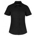Front - Kustom Kit Womens/Ladies Short Sleeve Tailored Poplin Shirt