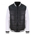 Front - AWDis Just Hoods Adults Unisex Varsity Puffer Jacket