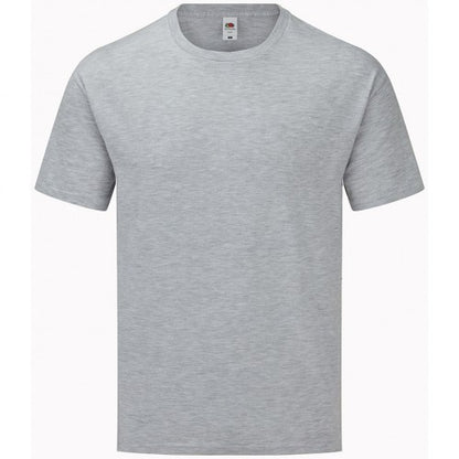 Front - Fruit of the Loom Mens Iconic 165 Classic Heather T-Shirt