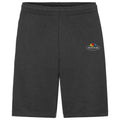 Front - Fruit of the Loom Mens Vintage Small Logo Lightweight Sweat Shorts
