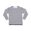 Front - Mantis Childrens/Kids Breton Long-Sleeved T-Shirt