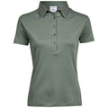 Front - Tee Jays Womens/Ladies Pima Cotton Polo Shirt