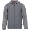 Front - Slazenger Mens Hutch Insulated Hybrid Jacket