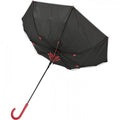 Red - Side - Bullet Felice Auto Open Windproof Reflective Umbrella