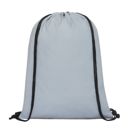Front - Bullet Horizon Reflective Drawstring Bag