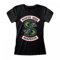 Front - Riverdale Womens/Ladies Southside Serpents Fitted T-Shirt
