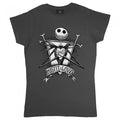Front - Nightmare Before Christmas Womens/Ladies Misfit Love Fitted T-Shirt