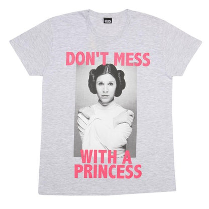 Front - Star Wars Womens/Ladies Princess Leia Boyfriend T-Shirt