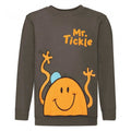 Front - Mr Men Girls Mr Tickle Sweatshirt