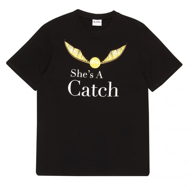 Front - Harry Potter Womens/Ladies She´s A Catch Boyfriend T-Shirt