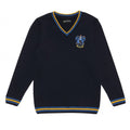 Front - Harry Potter Girls House Ravenclaw Knitted Jumper