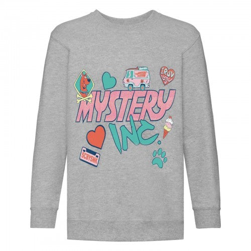 Front - Scooby Doo Girls Mystery Inc Sweatshirt