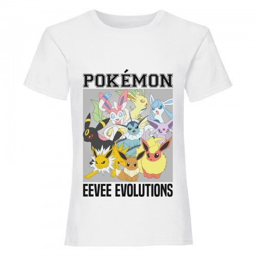 Front - Pokemon Girls Eevee Evolutions T-Shirt