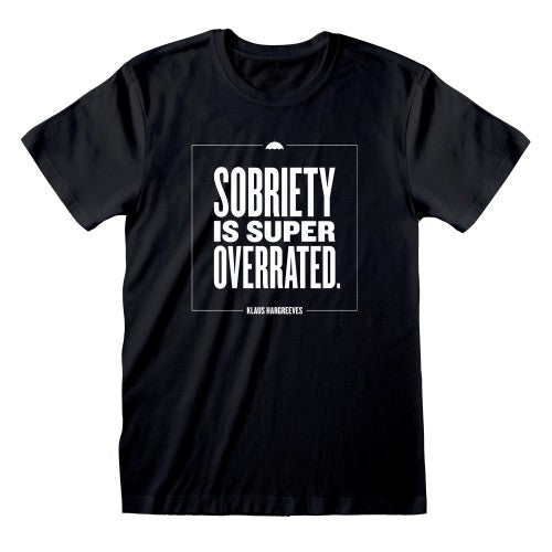 Front - The Umbrella Academy Mens Sobriety T-Shirt