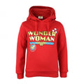 Front - Wonder Woman Girls Classic Logo Pullover Hoodie