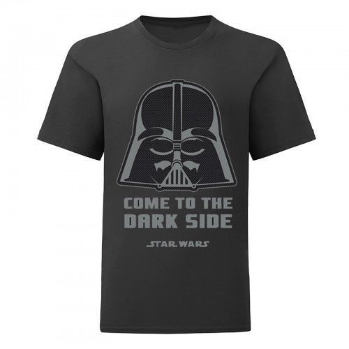 Front - Star Wars Boys Come To The Dark Side Darth Vader T-Shirt