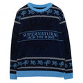 Front - Supernatural Mens Join The Hunt Knitted Christmas Jumper