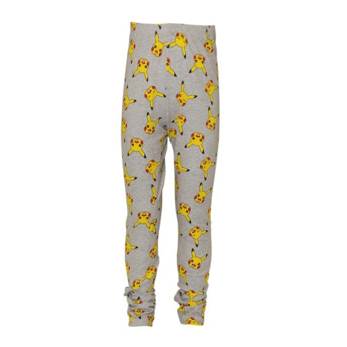 Front - Pokemon Girls Faces Pikachu Leggings