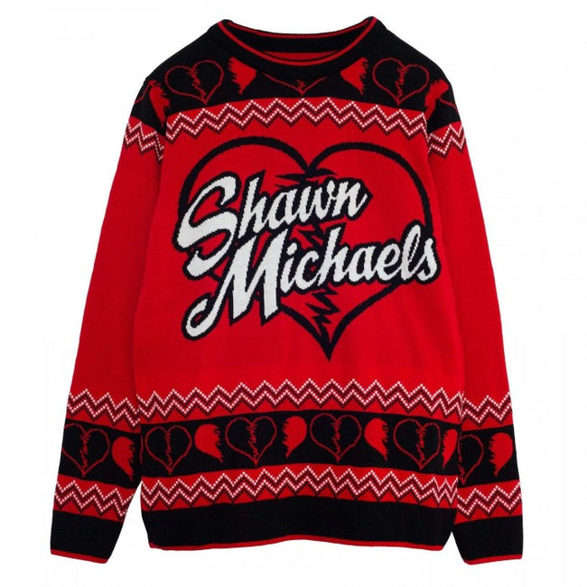 Front - WWE Womens/Ladies Shawn Michaels Knitted Jumper