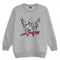 Front - WWE Girls Camo Logo Heather Sweatshirt