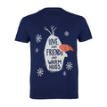 Front - Frozen II Boys Love Friends And Warm Hugs Olaf T-Shirt