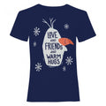 Front - Frozen II Girls Love Friends And Warm Hugs Olaf T-Shirt