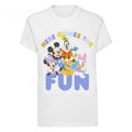 Front - Mickey Mouse & Friends Baby Girls Here Comes The Fun Disney T-Shirt