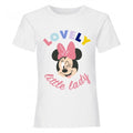 Front - Disney Girls Lovely Little Lady Minnie Mouse T-Shirt
