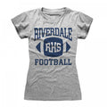 Front - Riverdale Womens/Ladies RHS Football Heather Fitted T-Shirt