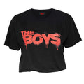 Front - The Boys Womens/Ladies Logo Crop T-Shirt