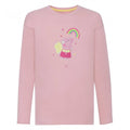 Front - Peppa Pig Girls Rainbow Wings Long-Sleeved T-Shirt