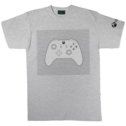 Front - Xbox Mens Mono Controller T-Shirt
