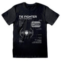 Front - Star Wars Mens Tie Fighter T-Shirt