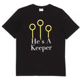 Front - Harry Potter Mens Quidditch Keeper T-Shirt