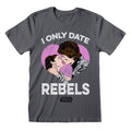 Front - Star Wars Womens/Ladies Only Date Rebels Boyfriend T-Shirt