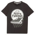 Front - Fast & Furious Mens Salute Familia Acid Wash T-Shirt