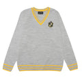 Front - Harry Potter Mens Hufflepuff House Knitted Jumper
