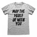 Front - Star Wars Mens May The Force Be With You Heather T-Shirt