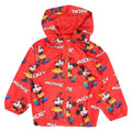 Front - Disney Baby Boys Mickey & Minnie AOP Raincoat