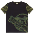 Front - Jurassic World Childrens/Kids Camo Logo T-Shirt