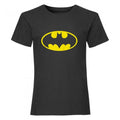 Front - DC Comics Girls Classic Batman Logo T-Shirt