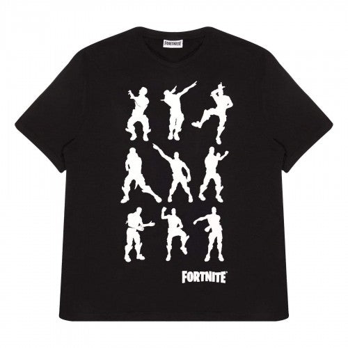 Front - Fortnite Womens/Ladies Dancing Emotes Boyfriend T-Shirt, T-Shirt